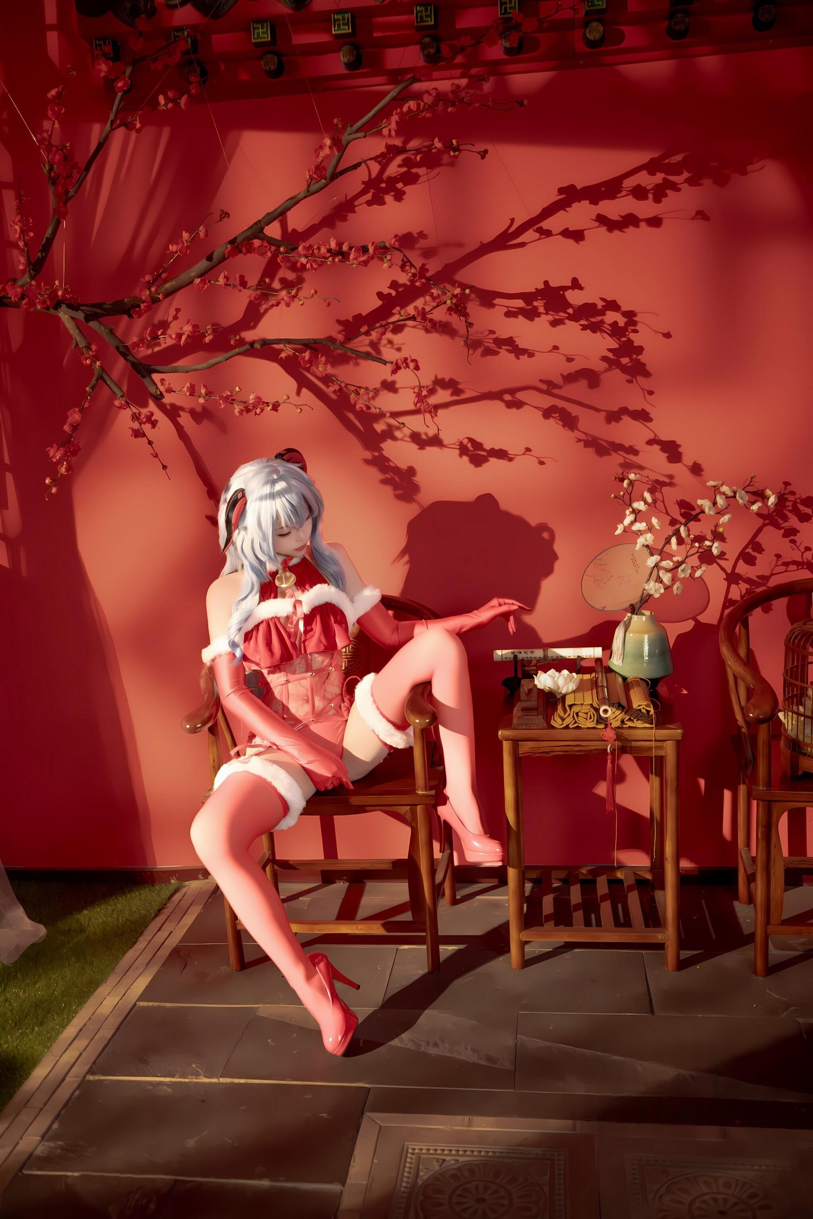 Bangni邦尼 – 甘雨新春 Cosplay 高清写真集（91P-8V-752.2MB）原神主题插图6