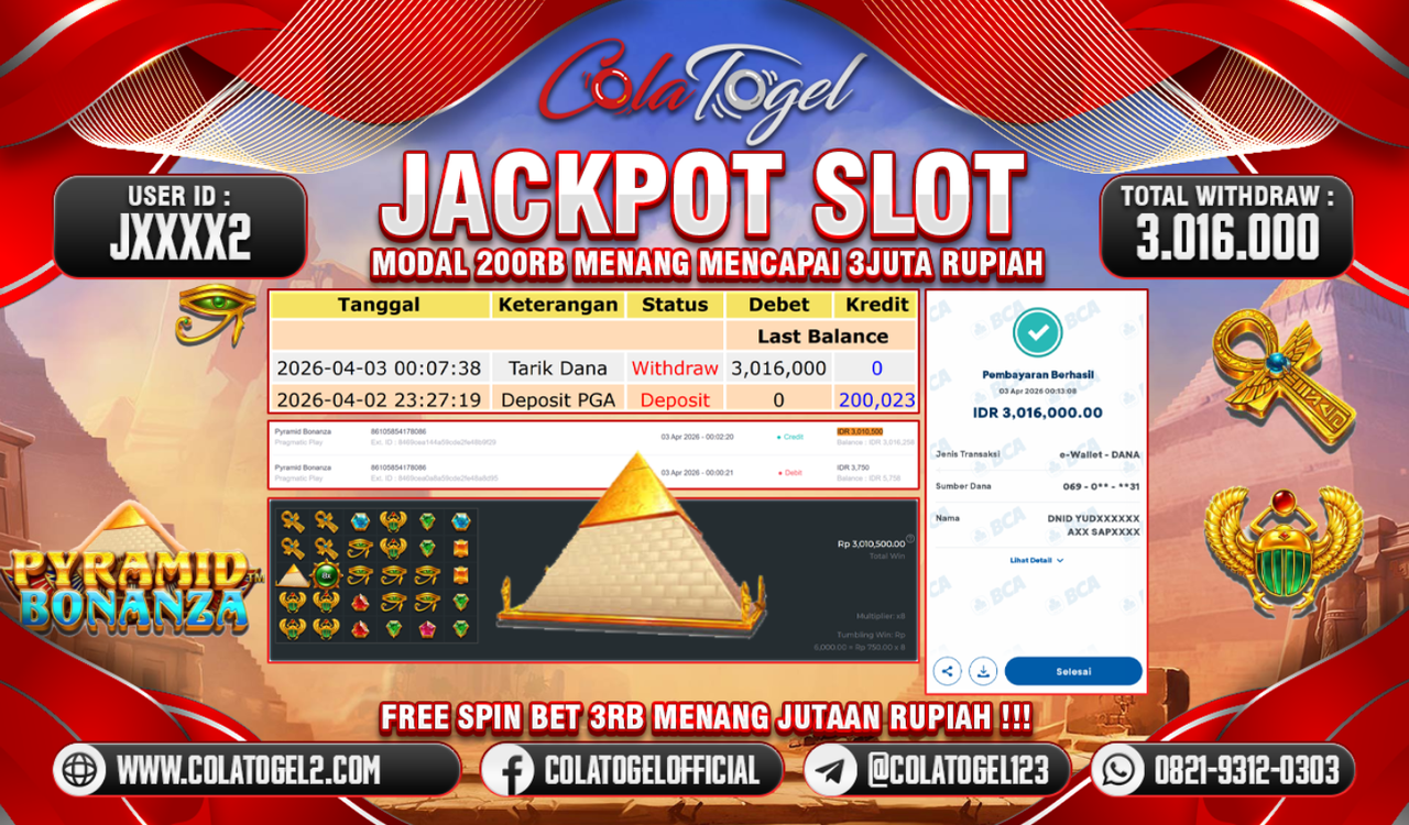 JACKPOT SLOT GACORR!!