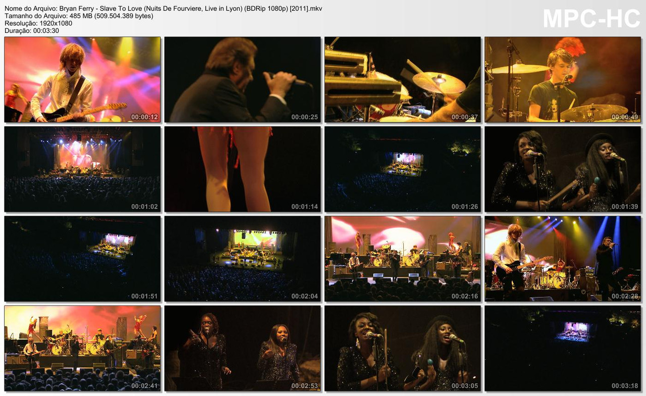 Bryan Ferry - Slave To Love (Nuits De Fourviere, Live in Lyon) (BDRip 1080p) [2011]