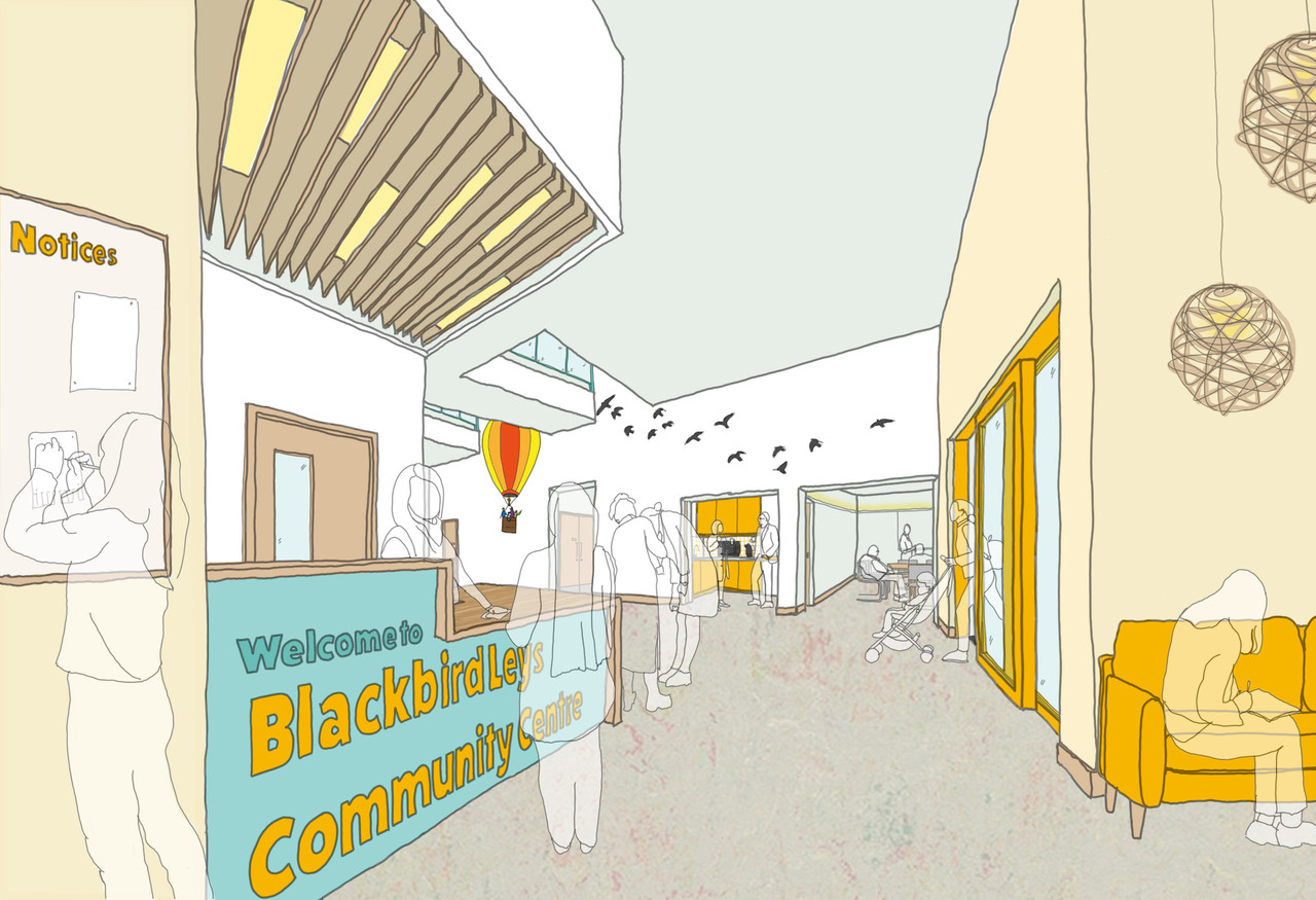 Blackbird Leys Community Centre illustration