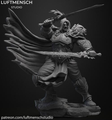 Varian Wrynn - Luftmensch Studio – 3D Print