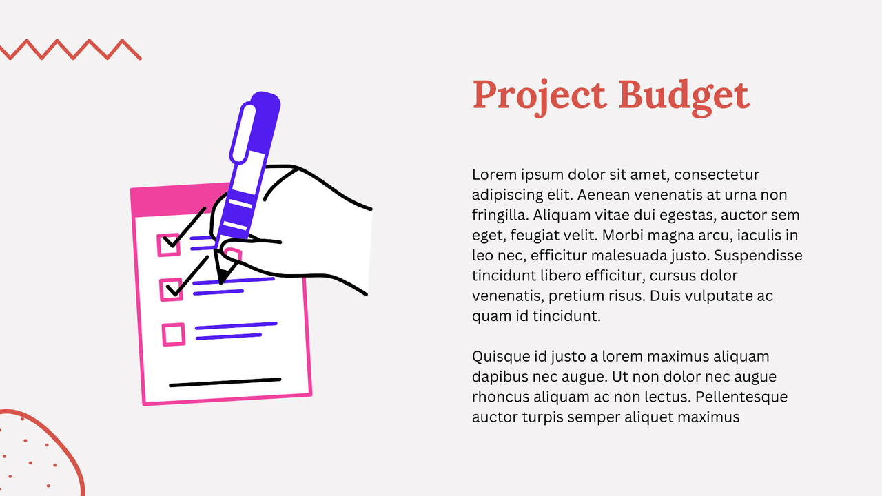 Red Blue Colorful Minimalist Project Presentation