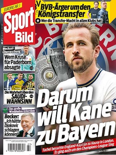 Cover: Sport Bild Magazin No 27 vom 05  Juli 2023