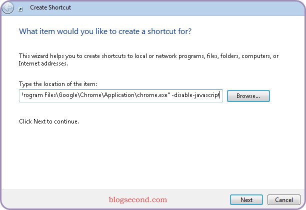 Disable Javascript in Chrome Browser