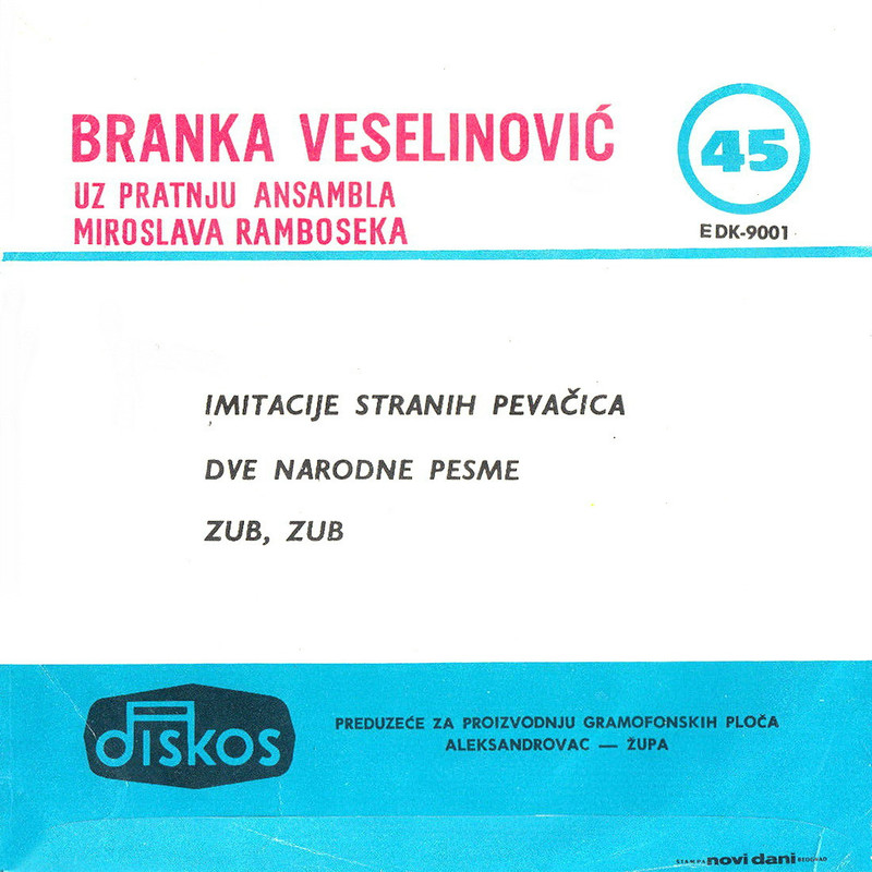 Branka Veselinovic 1964 z