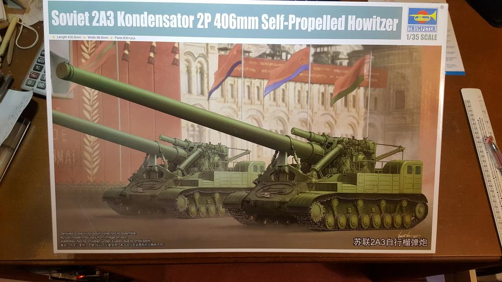 Trumpeter Military Models 1/35 Soviet 2A3 Kondensator 2P Self-Propelled  Howitzer (New Tool) Kit