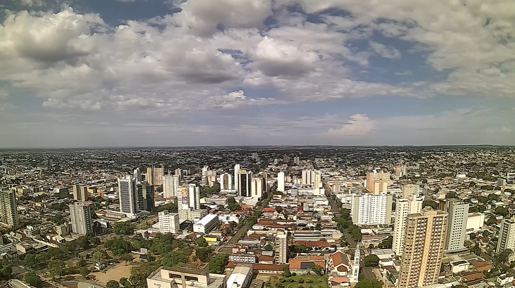 Campo Grande nesta manhã de domingo