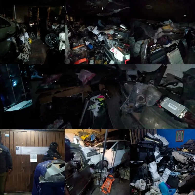 Aseguran hasta 4 toneladas de autoparte en la CDMX