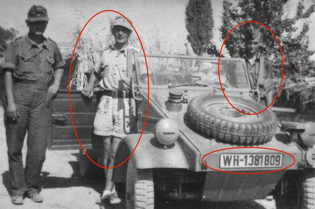 Orig. Foto VW 82 Kübelwagen Südfront WH-1381809 Tarnanstrich 194