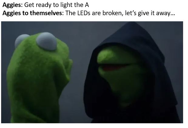 Aggies to themselves