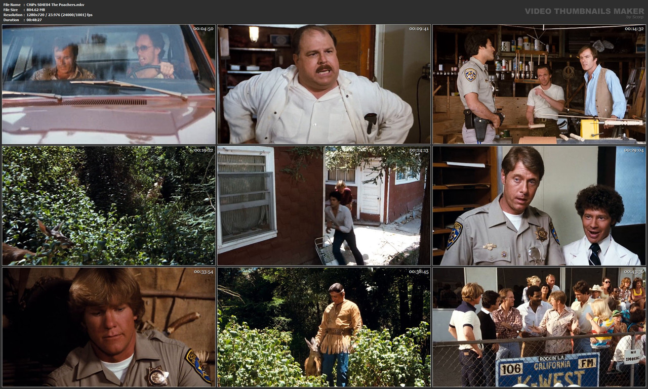 CHiPs S04E04 The Poachers.mkv