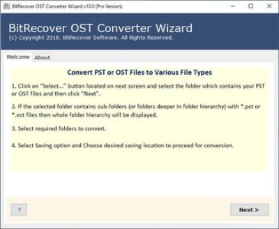 BitRecover OST Converter Wizard 10.8.1
