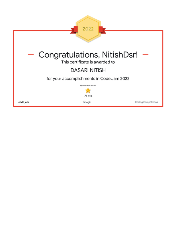 Certificate - Code Jam (1)