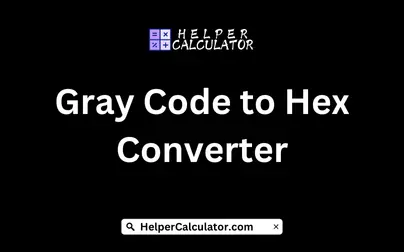 Gray Code to Hex Converter