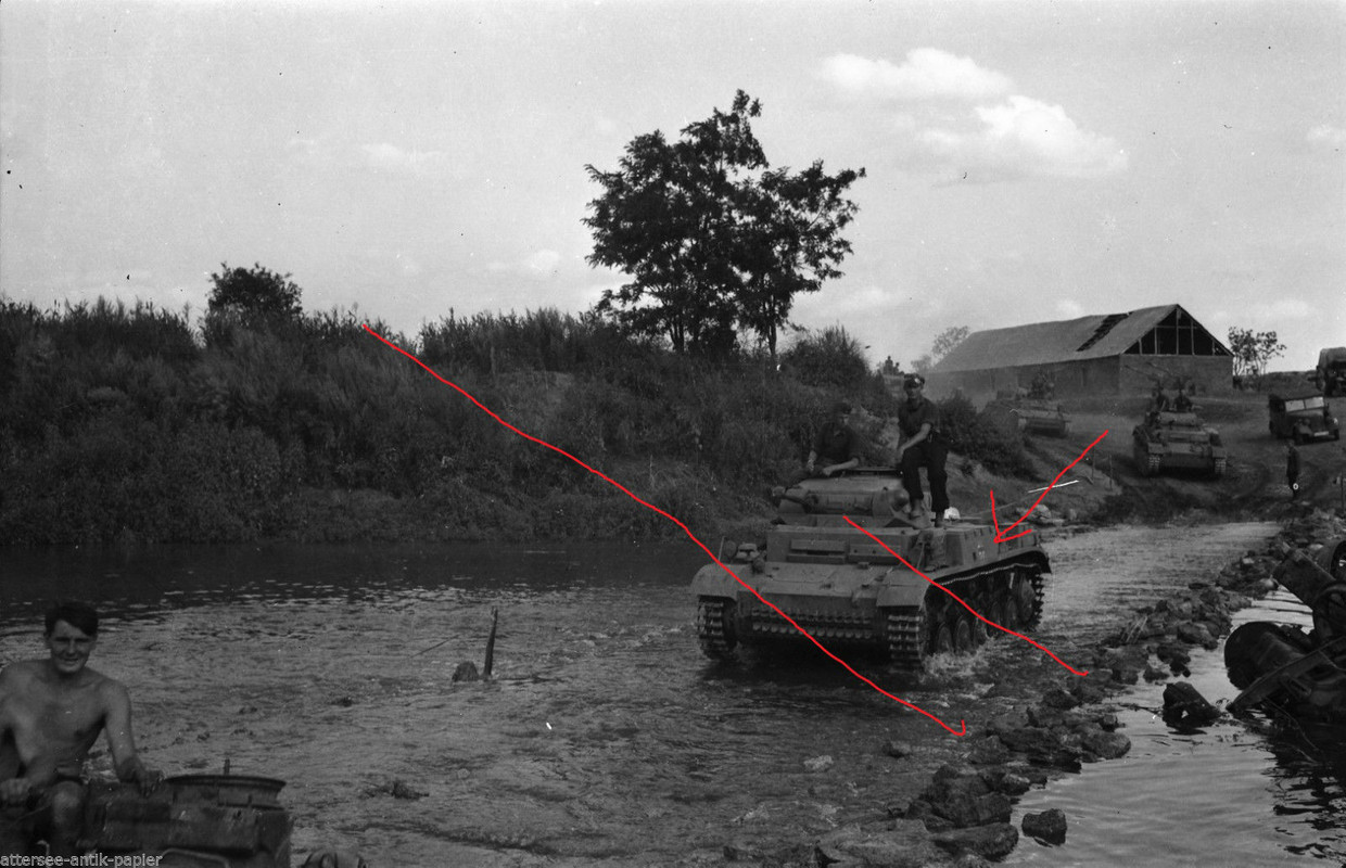 anzer II Stalingrad II Pz.Rgt.36 tank Fluss-Über