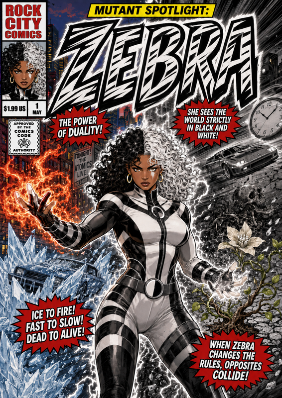 Mutant Spotlight Zebra 1