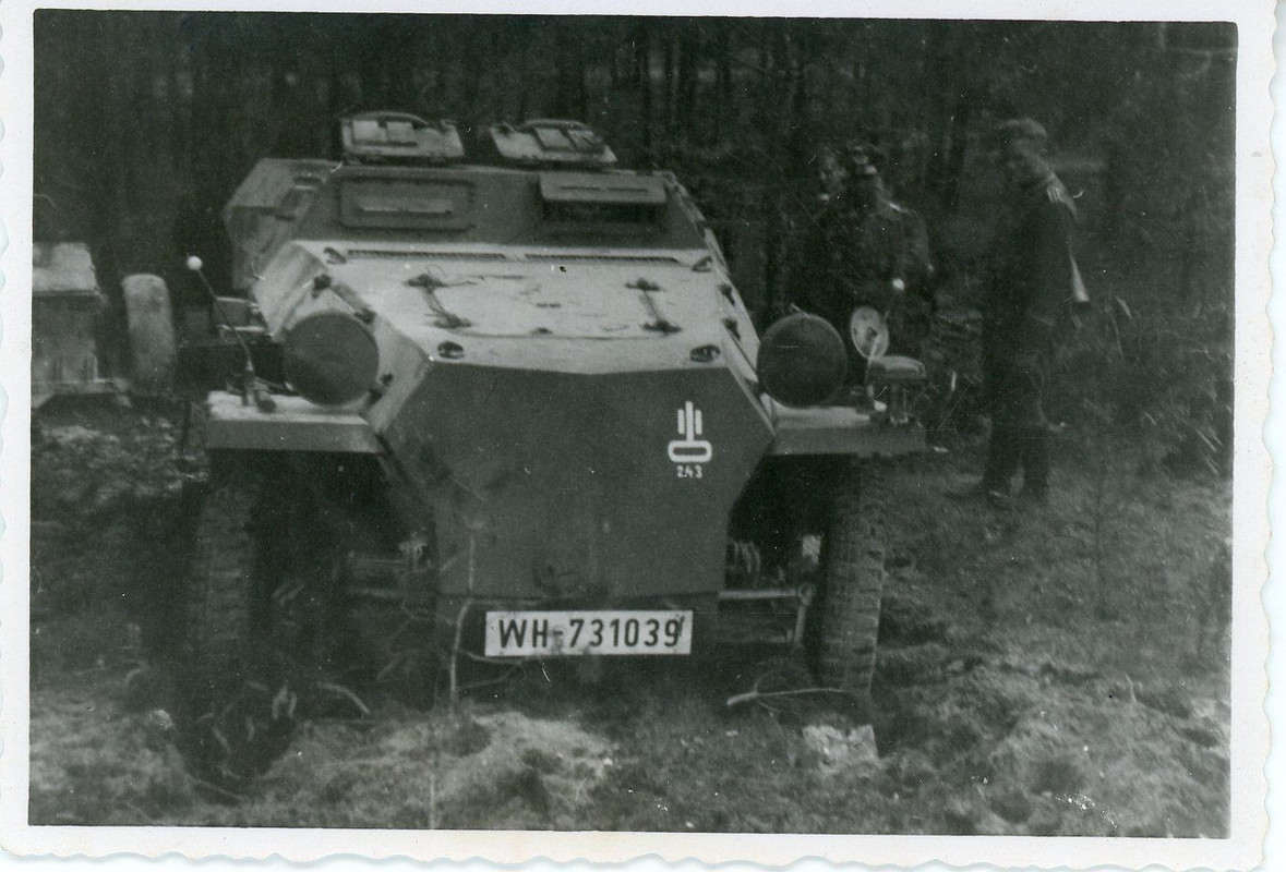 StuG Abt. 243 Fahrzeug Halbkette Russland später