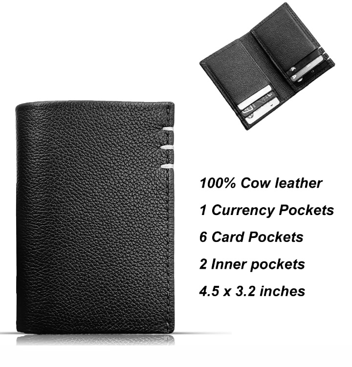Leather Wallet Open View
