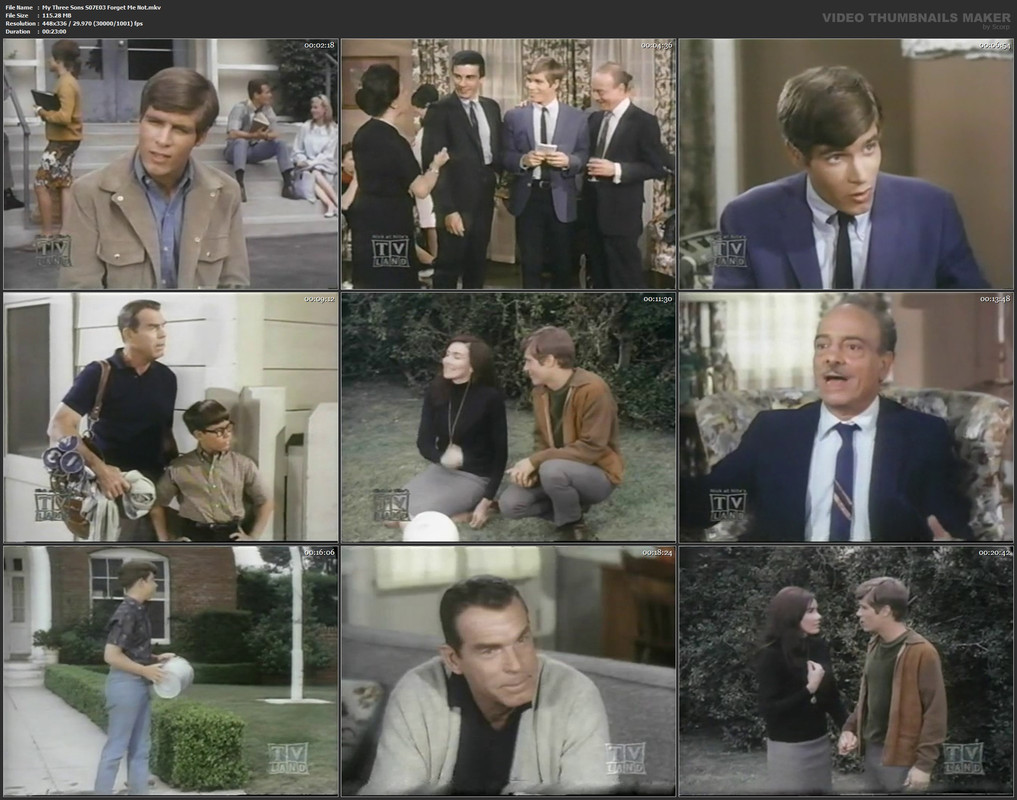 My Three Sons S07E03 Forget Me Not.mkv