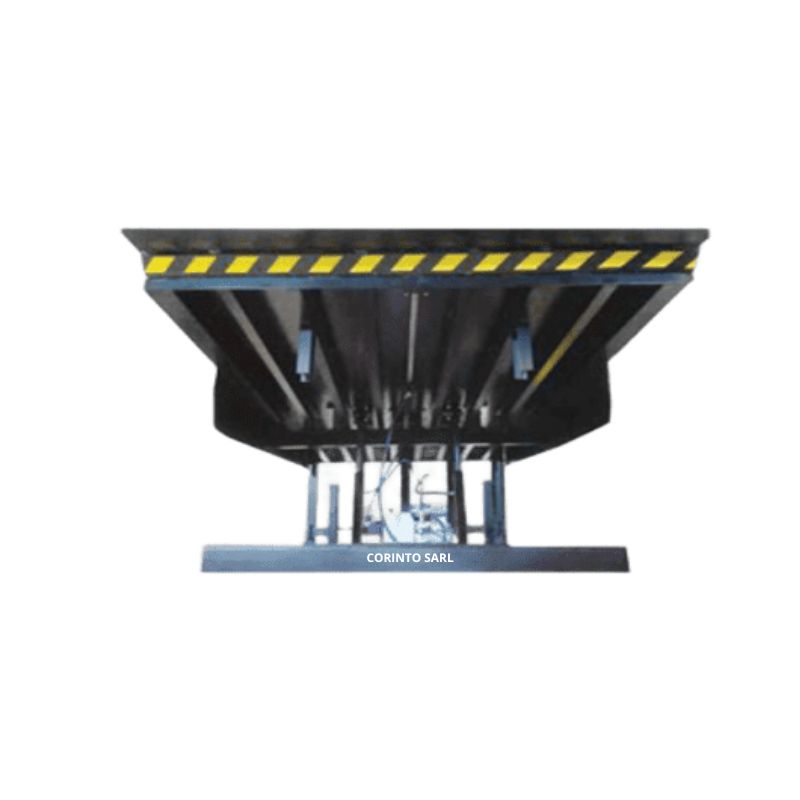 Niveleur de quai à lèvre télescopique