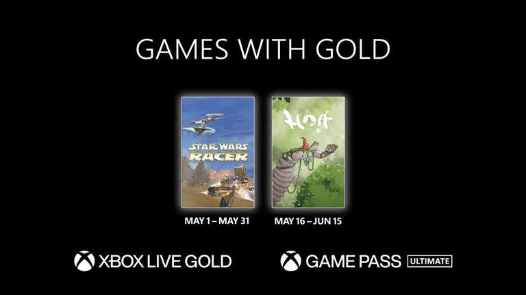 Xbox: Games With Gold Mayo 
