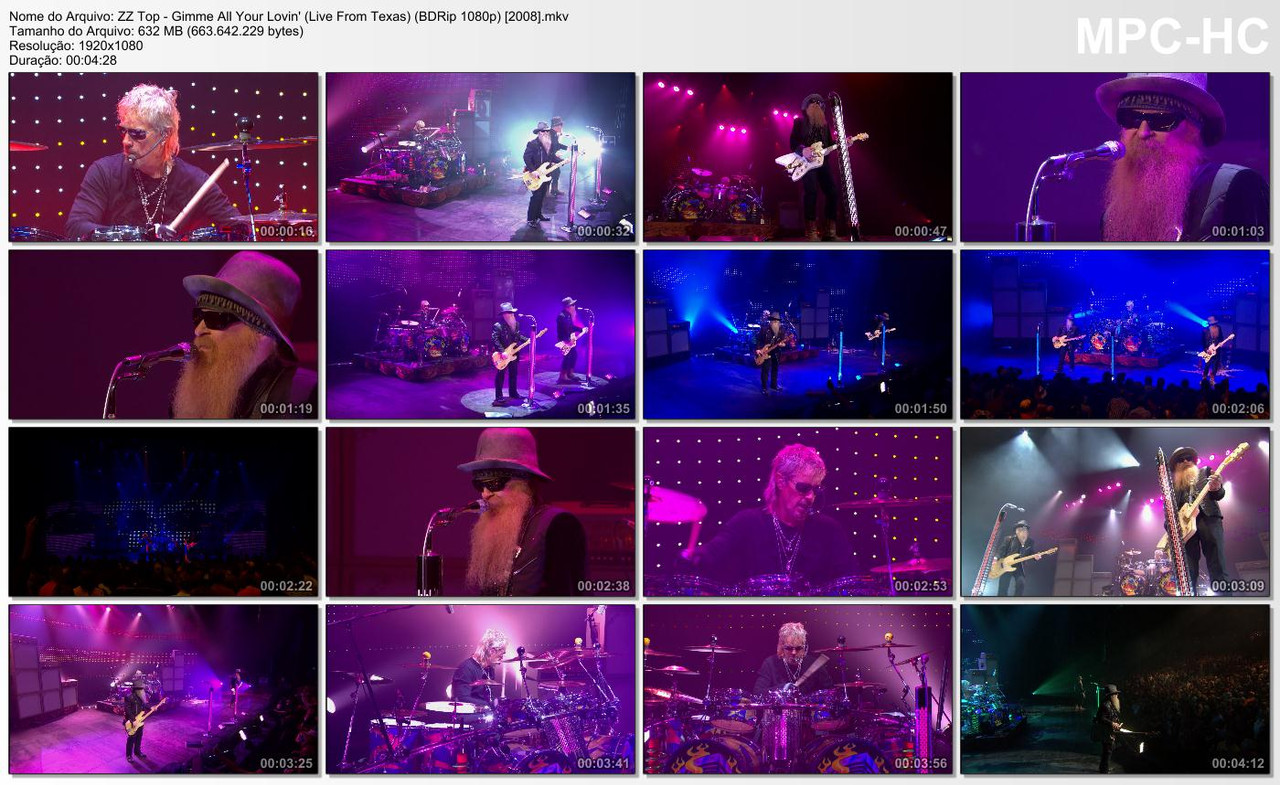 ZZ Top - Gimme All Your Lovin' (Live From Texas) (BDRip 1080p) [2008]