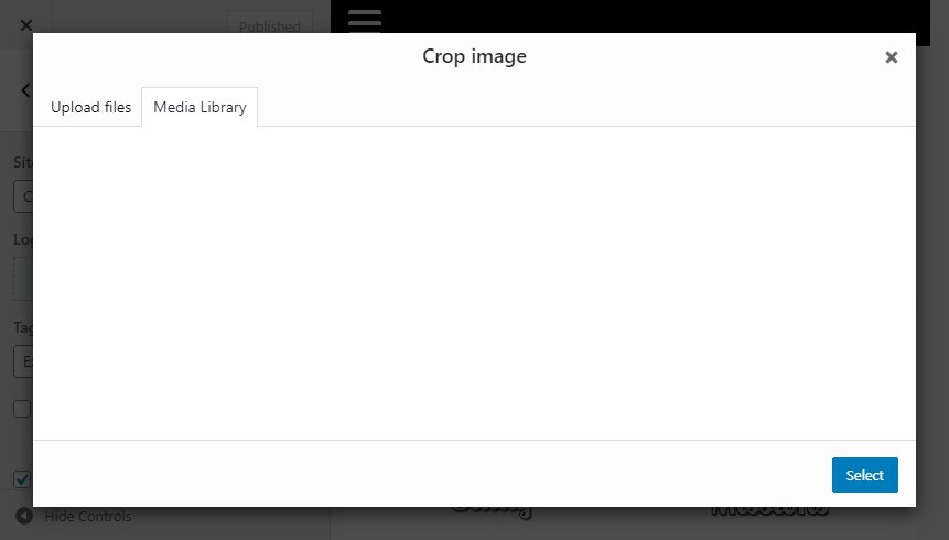 Site Logo Hangs on Crop Image