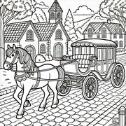 Carriage-Coloring-Page