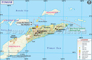 Colonias Portuguesas - TIMOR Mapa-Timor