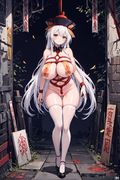 05043-2130045366-1girl-mature-female-solo-huge-breasts-sagging-breasts-jiangshi-no-bra-cleavage