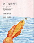 En el agua clara