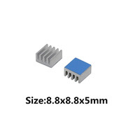 13 - ALUMINUM HEAT SINK RADIATOR - 8.8x8.8x5mm