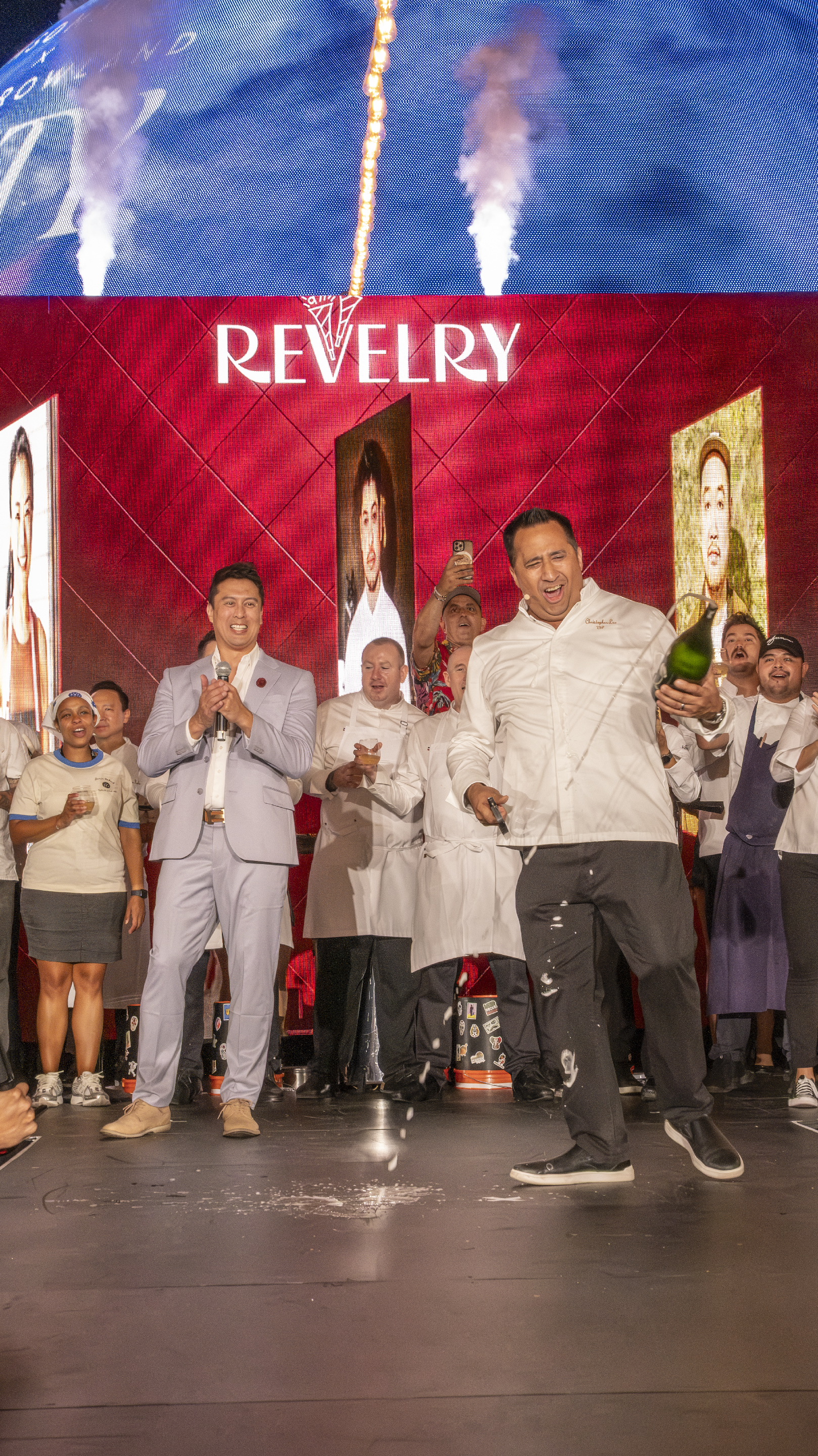 Chef Christopher Lee at Delilah hosting the All-Star Chefs Dinner - Wynn Las Vegas Revelry - food and beverage leadership