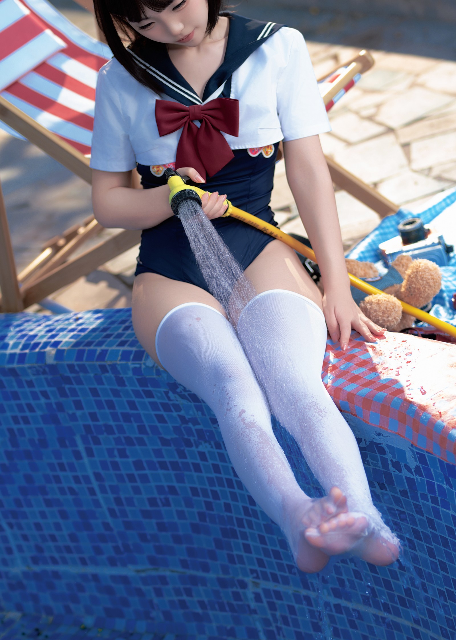 Bangni邦尼 – 反差 JK 泳装 Cosplay 写真集（97P-7V-841.3MB）插图8