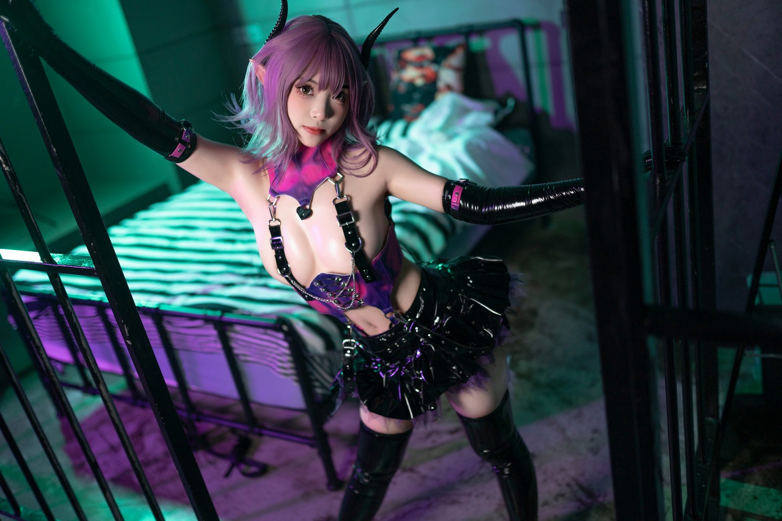 Bangni邦尼 – 囚禁魅魔 Cosplay 高清写真集（108P-1.17GB）暗黑幻想插图6