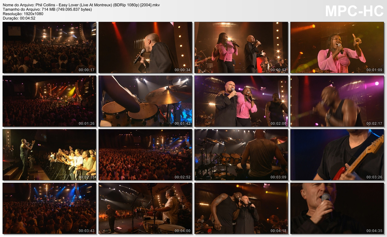 Phil Collins - Easy Lover (Live At Montreux) (BDRip 1080p) [2004]