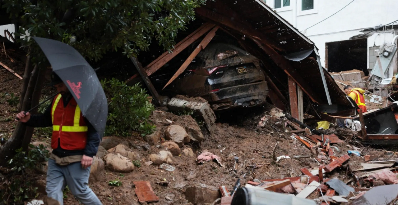 California: Tormenta invernal azota con deslaves a más de 14 millones de personas