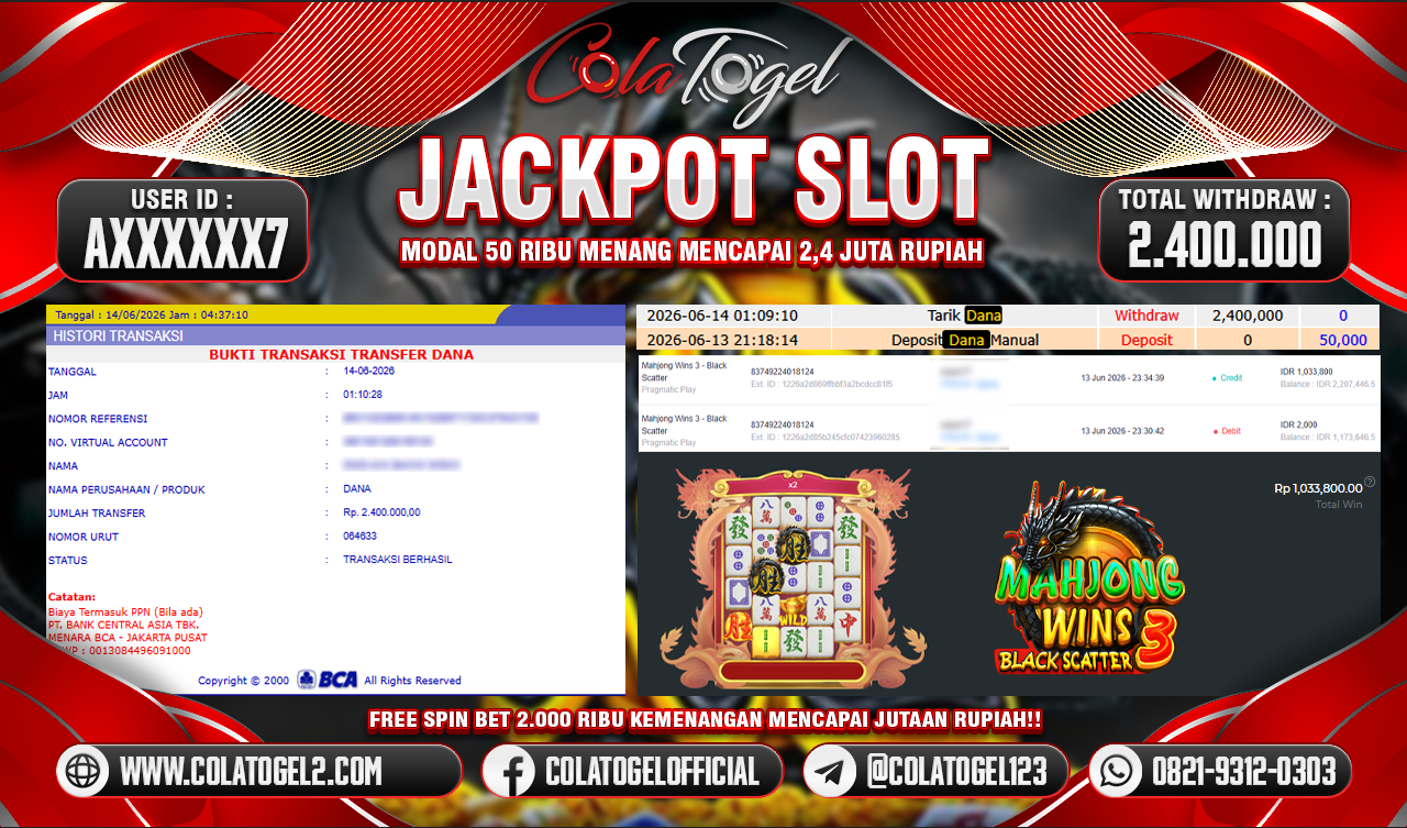 JACKPOT SLOT GACOR!!