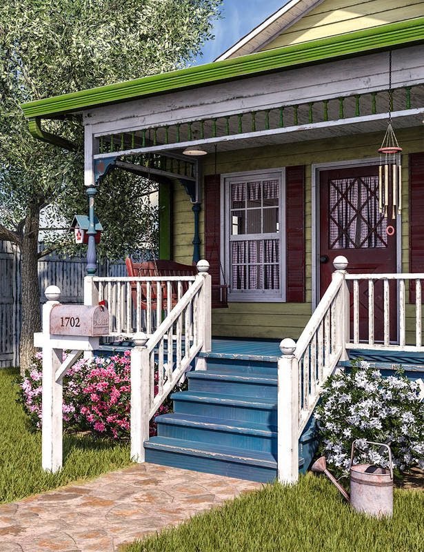 SW Cottage Porch SW Cottage Porch