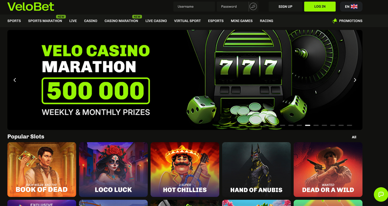 Velobet Screenshot 2