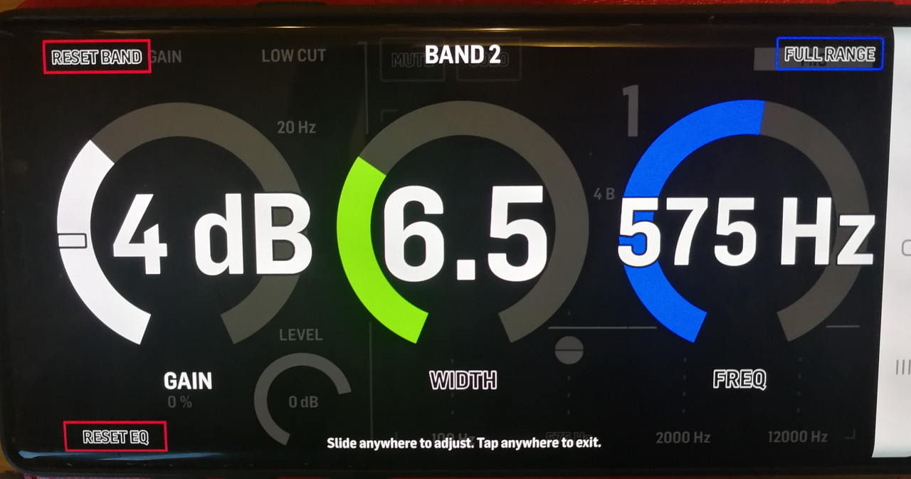 Channel Parametric EQue with large details