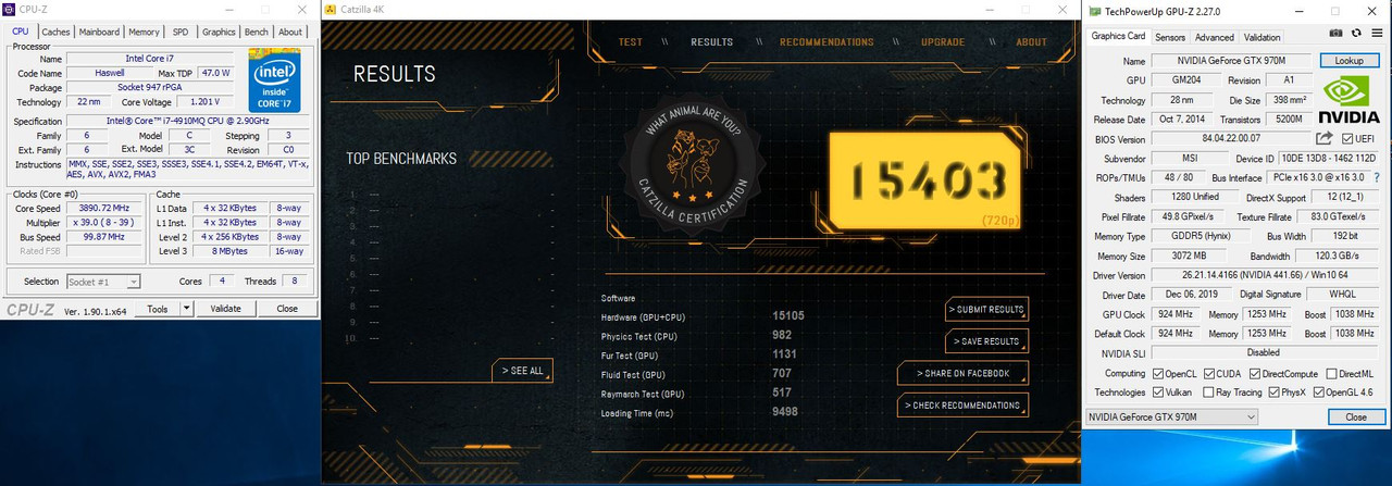 Catzilla-2-0-4k-Win-10-720p-i7-4910-MQ-G