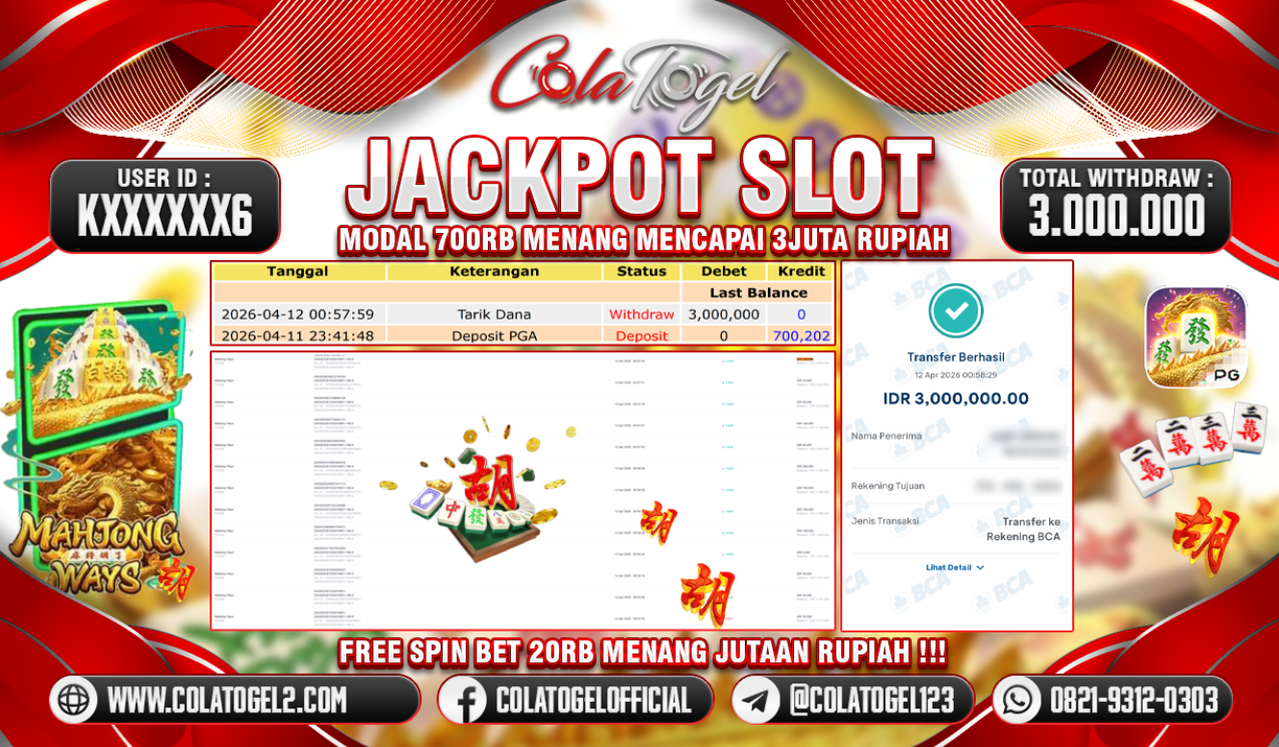 JACKPOT SLOT GACORR!!