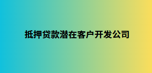 抵押贷款潜在客户开发公司