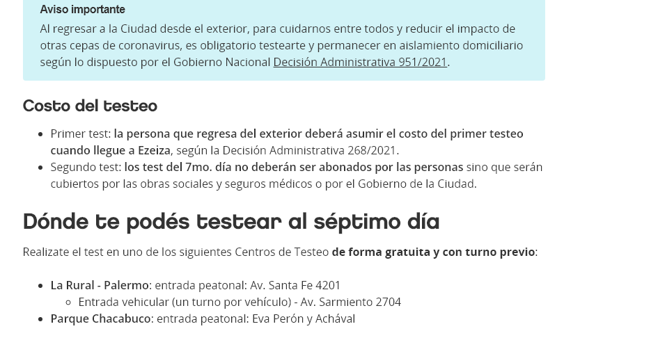 Coronavirus en Argentina: restricciones de viaje, cierres - Foro Argentina y Chile