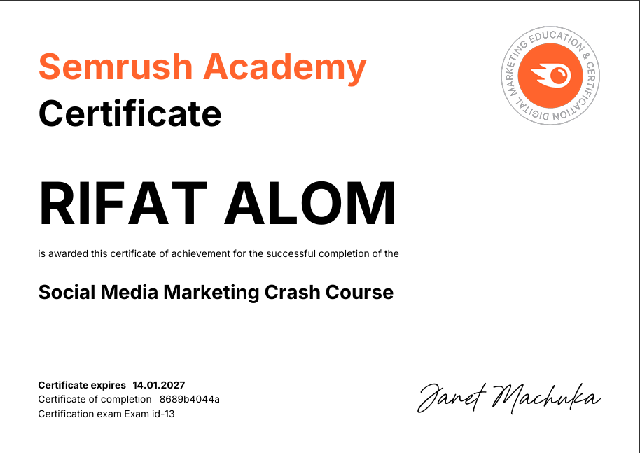 Influencer Marketing Certification