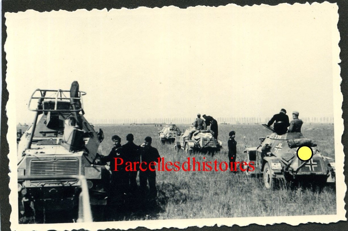 Foto Panzerspähwagen Panzer in Frankreich