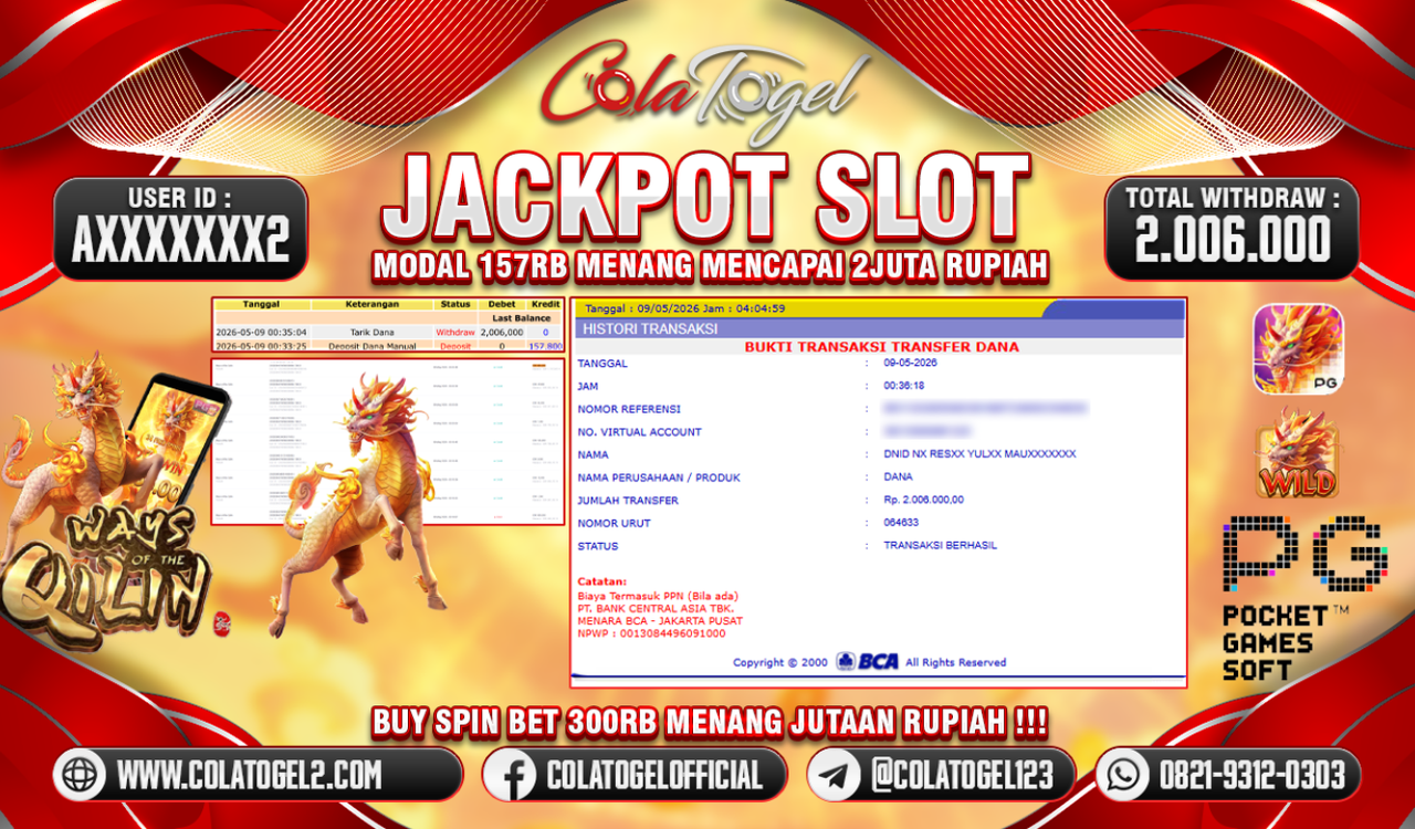 JACKPOT SLOT GACOR!!