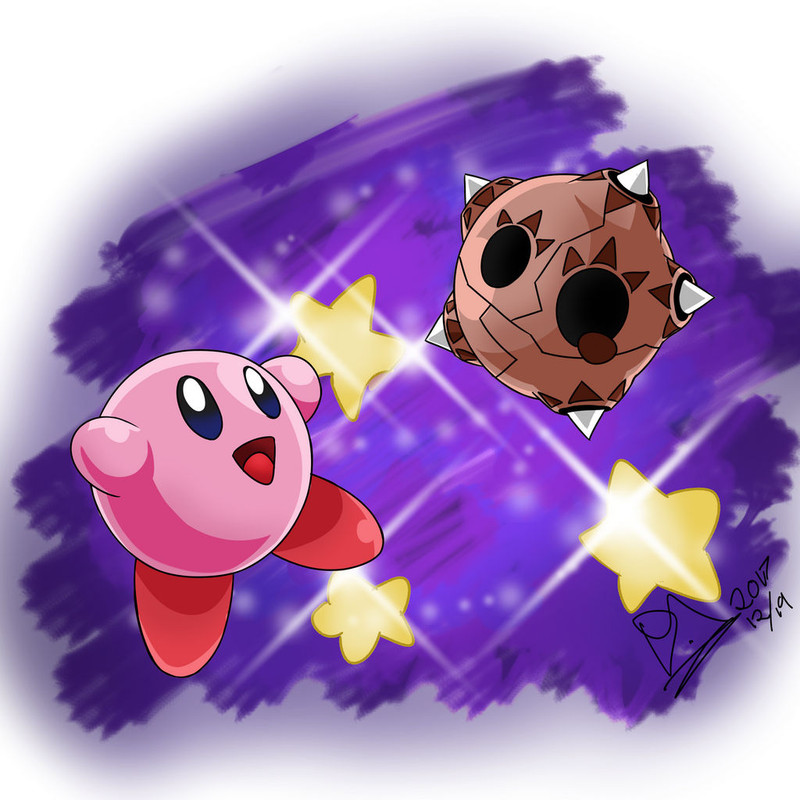 kirby-and-minior-by-monkeysharkpro-dbxer