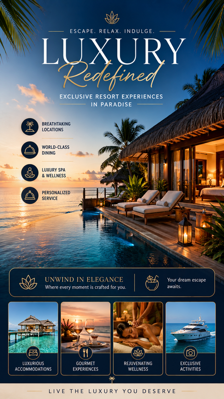 Luxury Resort Campaign Visual Generator